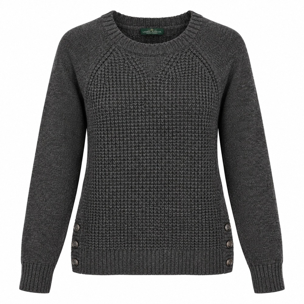 Ralph Lauren Quiet Luxury Angora Blend Sweater Women Small Cabin Granola Girl